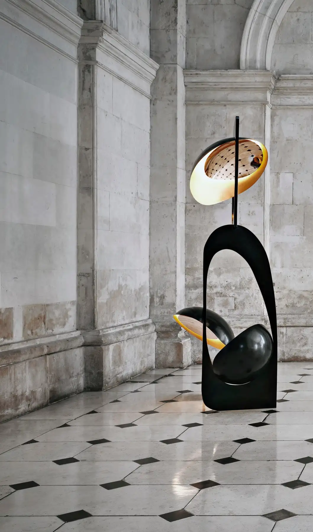 Italy New Designers Showroom Hotel High-end Creative Installation Art Floor Lamp High-grade Light Luxury Ornaments view 5