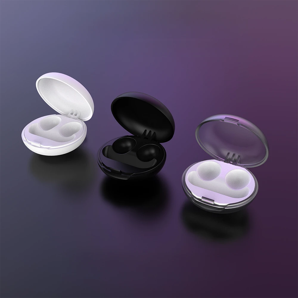 Silicone Noise Cancelling Earplugs Waterproof Swimming Earplug Specially Designed For Hearing Protection Colorful Storage Box