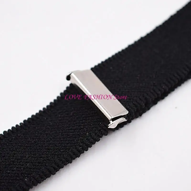 Эластичная рубашка подвязка для взрослых унисекс Простая регулируемая рубашка остается держатель рубашки Y166