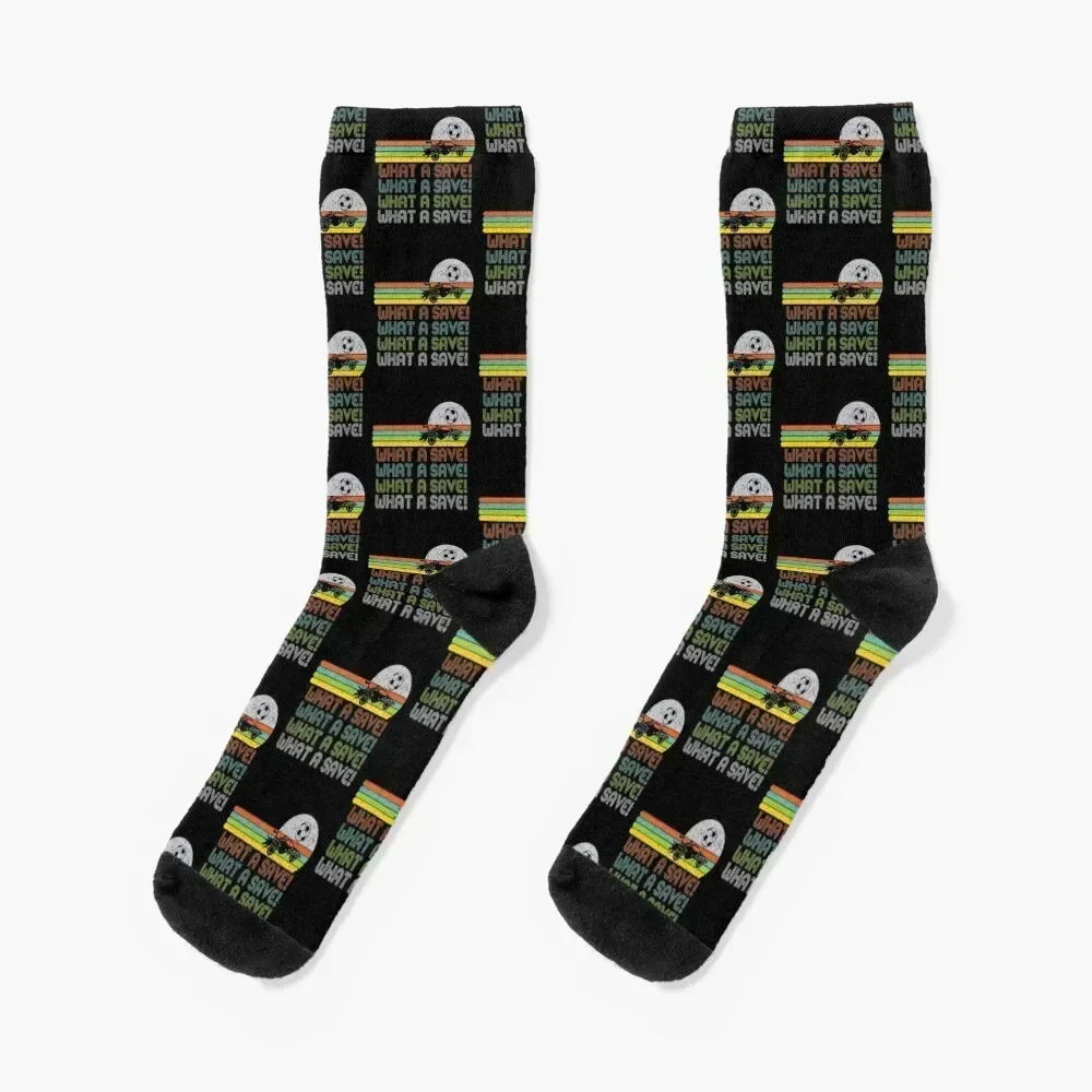 

What a save Vintage Retro Rocket Soccer Car League Socks Children's christmas gifts winter thermal Socks Men's Women's