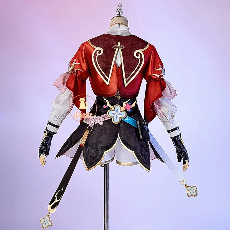 

COSda@Honkai Star Rail New Imaginary Hunt March 7th Cosplay Costume Wig Dress Uniform Earrings Astral Express Halloween Party Wo