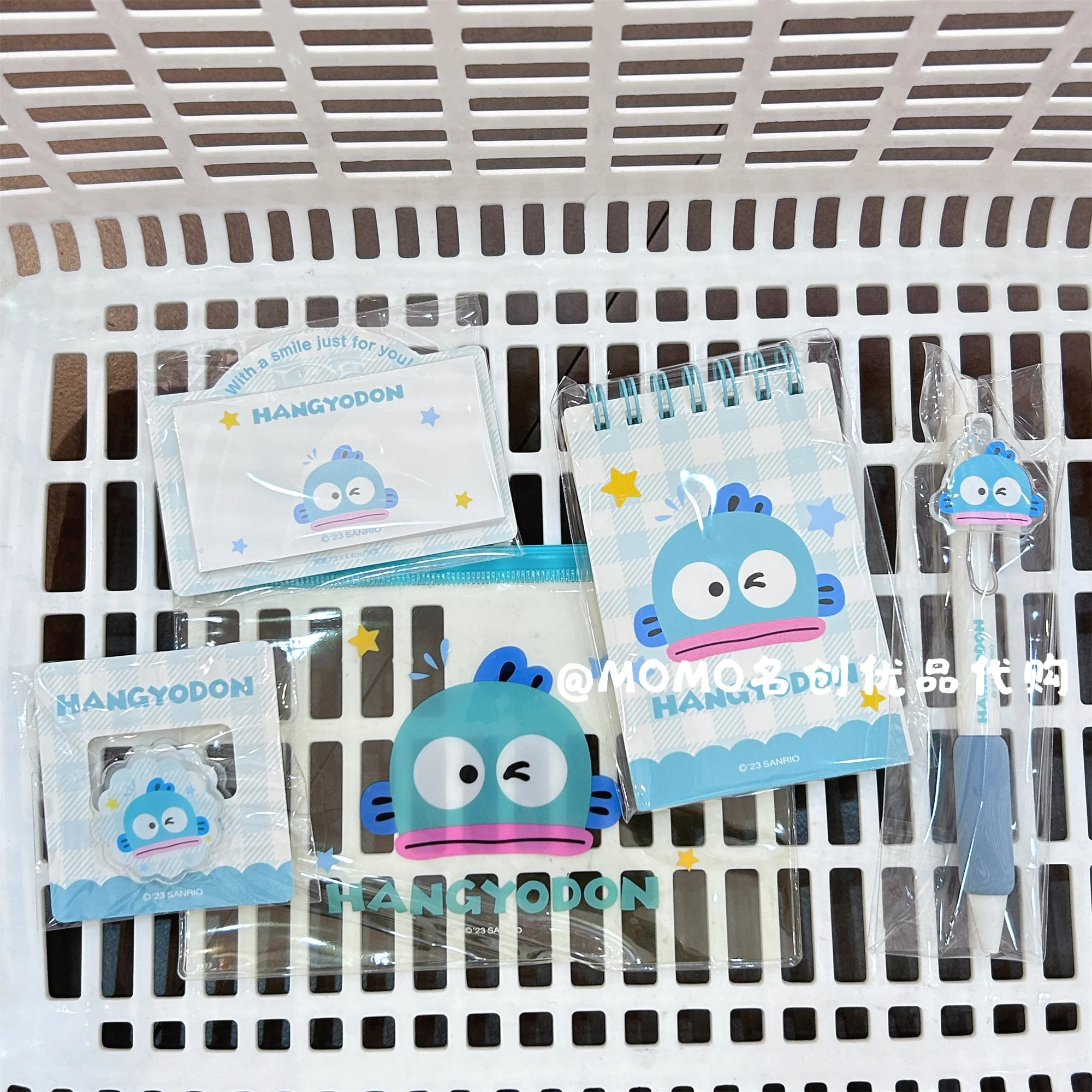 Sanrio Cinnamoroll Blind Box Papelaria Set, Estudante Recompensa Presentes, Kawaii Clownfish, Estudante Caneta Esferográfica