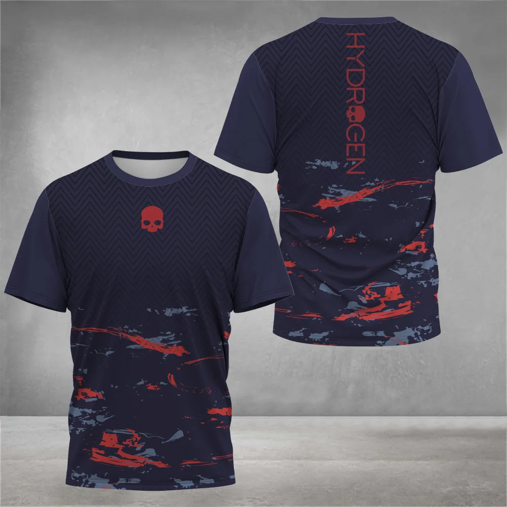 Men\'s comfortable T shirt Graphic Printed Short Sleeve Clothing Boutique Sports speed Badminton cycling suitdrying T-shirt