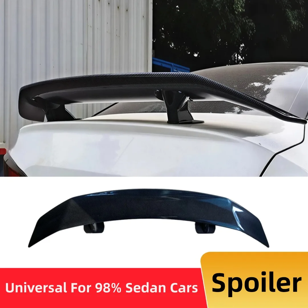 

Rear Wing Trunk Spoiler Air Dam Deflector Tuning Accessories Sport Body Kit Refit For Universal Sedan Cars Fit Mostly Vehicle