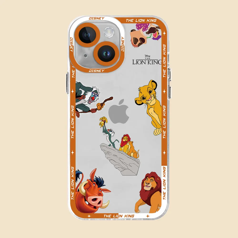 سيمبا برنسيس كارز حافظة هاتف شفافة ، غطاء ديسنيس لهاتف آيفون 15 ، 14 ، 11 ، 13 برو ماكس ، 8 ، 7 ، 6s بلس ، 15 ، 12Pro ، SE ، XR ، XS ، 12Mini, X #4