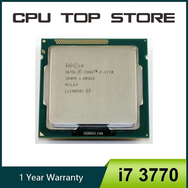 Top Intel Core i7 3770 3.4GHz SR0PK Quad-Core LGA 1155 CPU Processor