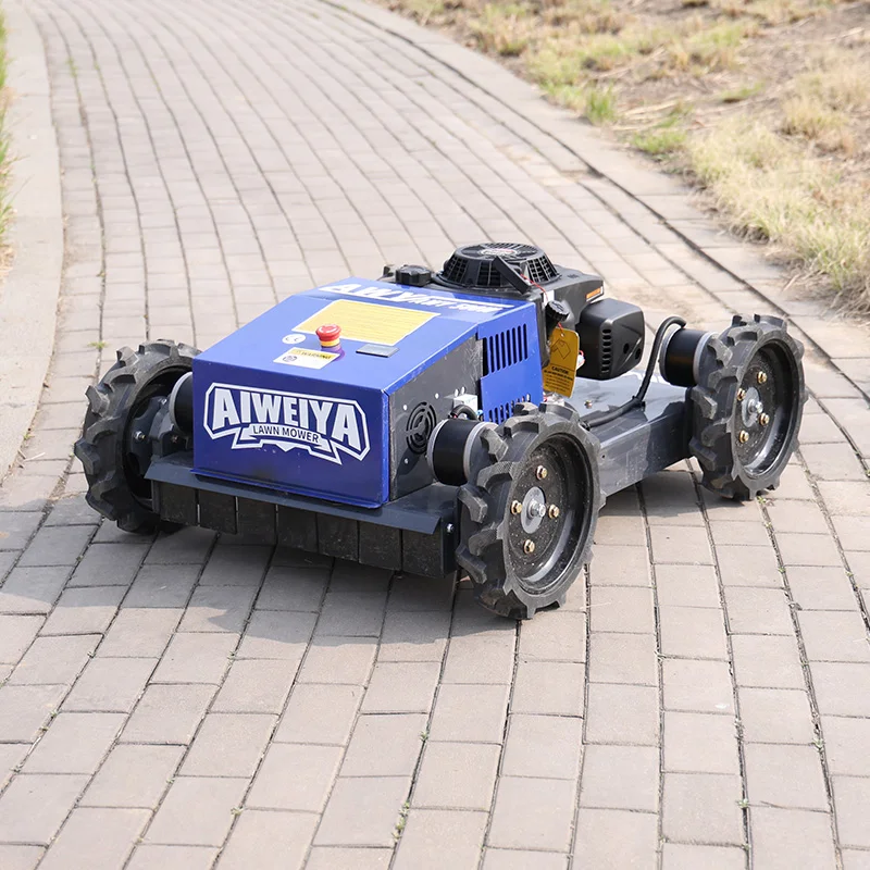 

Customized All Terrain Remote Control Lawn Mower Crawler High Efficiency Mowing Machine for Farm Orchard Mountain Slope