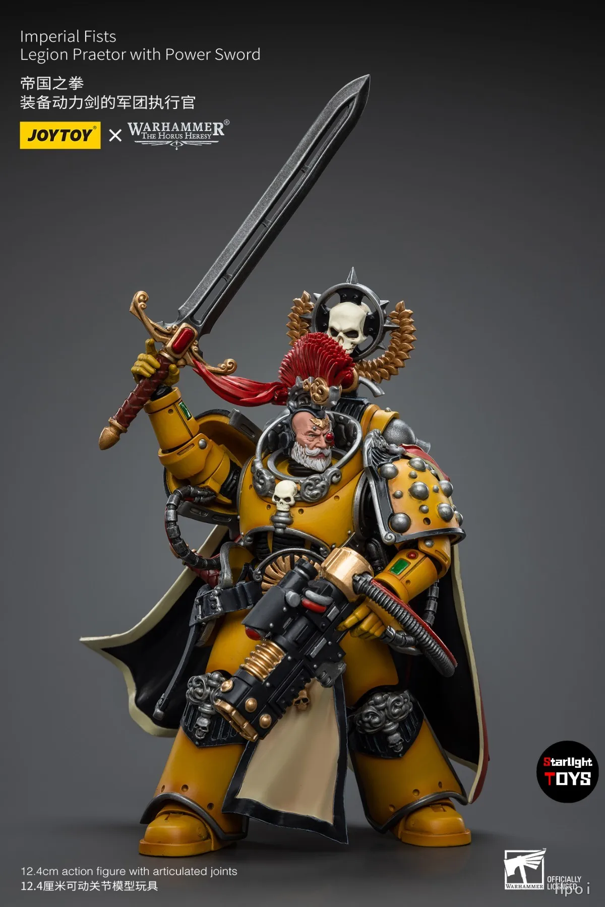 JOYTOY 1/18 عمل الشكل Warhammer 40K الإمبراطوري القبضات الفيلق المفترس مع قوة السيف لعبة مجسمة الهدايا