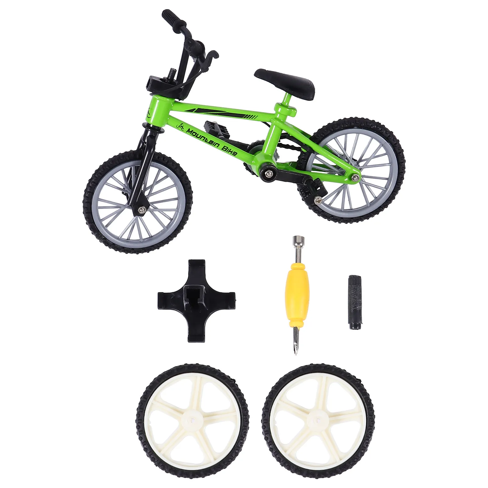 1Set Desktop Bike Mini Finger Bicycles Smooth Realistic Look Perfect for At Work Or Home Finger Bikes