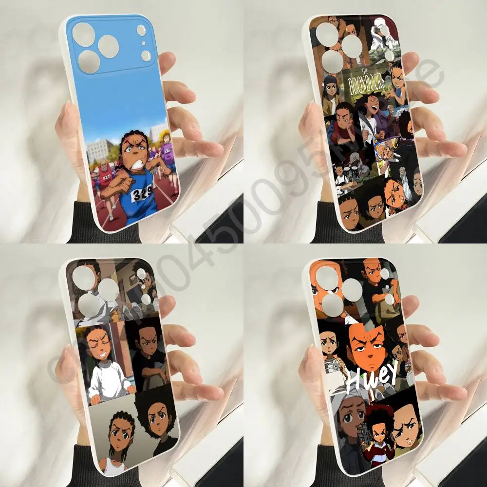 

Cartoon The B-Boondocks Phone Case For iPhone 11,16,15,14,13,17,12,Plus,E,Air,Mini,Pro,Max Magnetic Magsafe Soft Cover