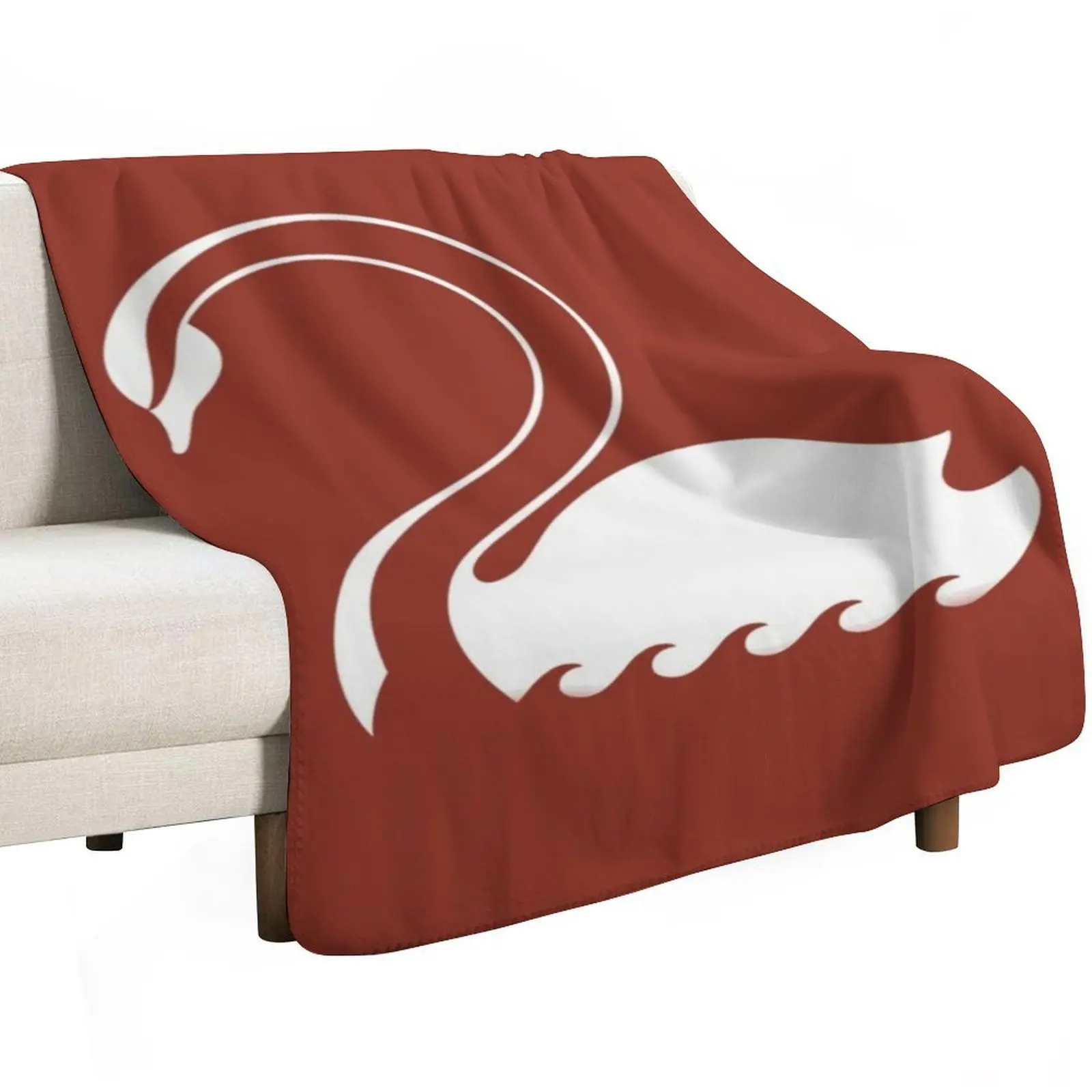 Captain Swan (No text) Throw Blanket Travel Plaid Weighted Loose Comforter Cute Plaid Blankets