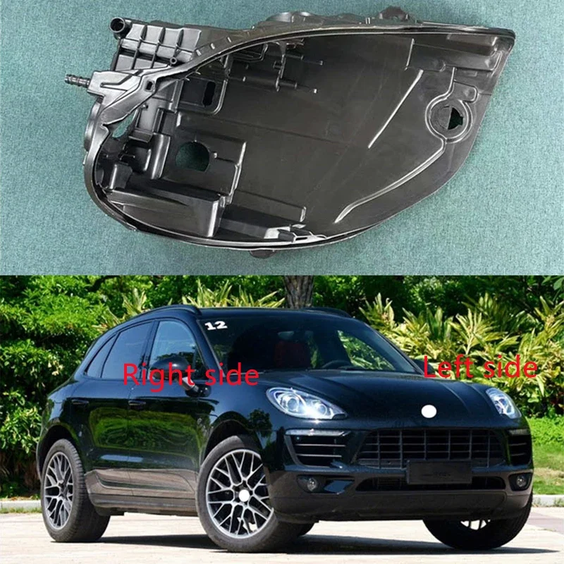 

Headlight Base for Porsche Macan 2014 2015 2016 2017 2018 Headlamp House Car Rear Base Front Auto Headlight Back House