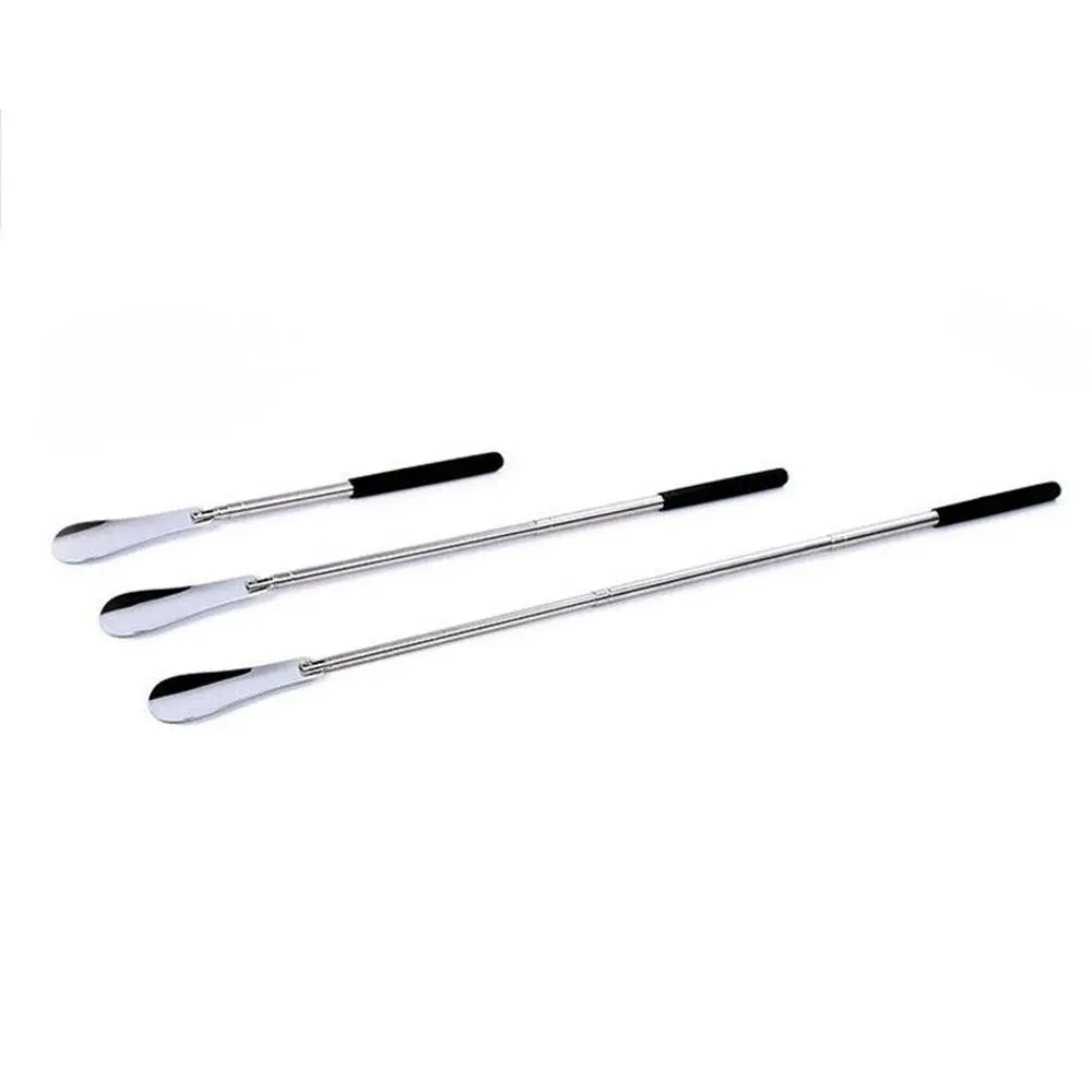 Adjustable Length Stainless Steel Shoe Remover Shoe Horn Long Metal Shoehorn Shoe Lifter Tool Extendable Long Handle