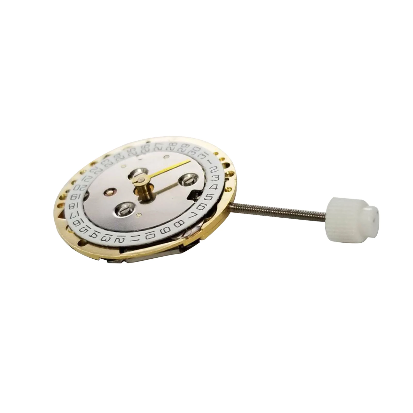 For ISA 222 Movement 2 Hands 17.2mm Diameter Quartz Movement Date at 6:00 Single Calendar Watch Repair Accessories