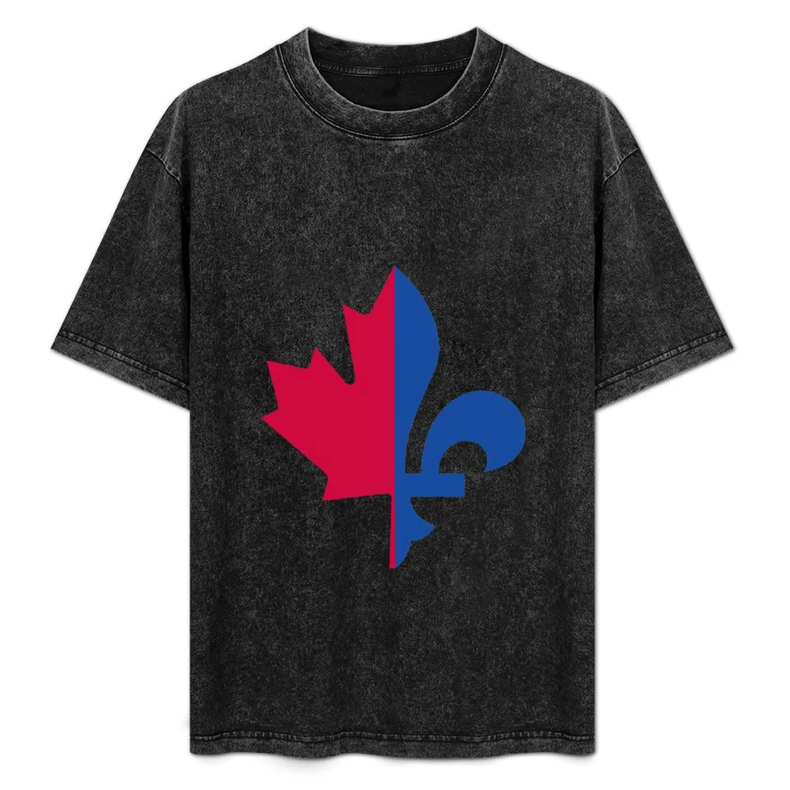 

Canada Quebec T-Shirt man t shirt quick drying oversized compression shirt men