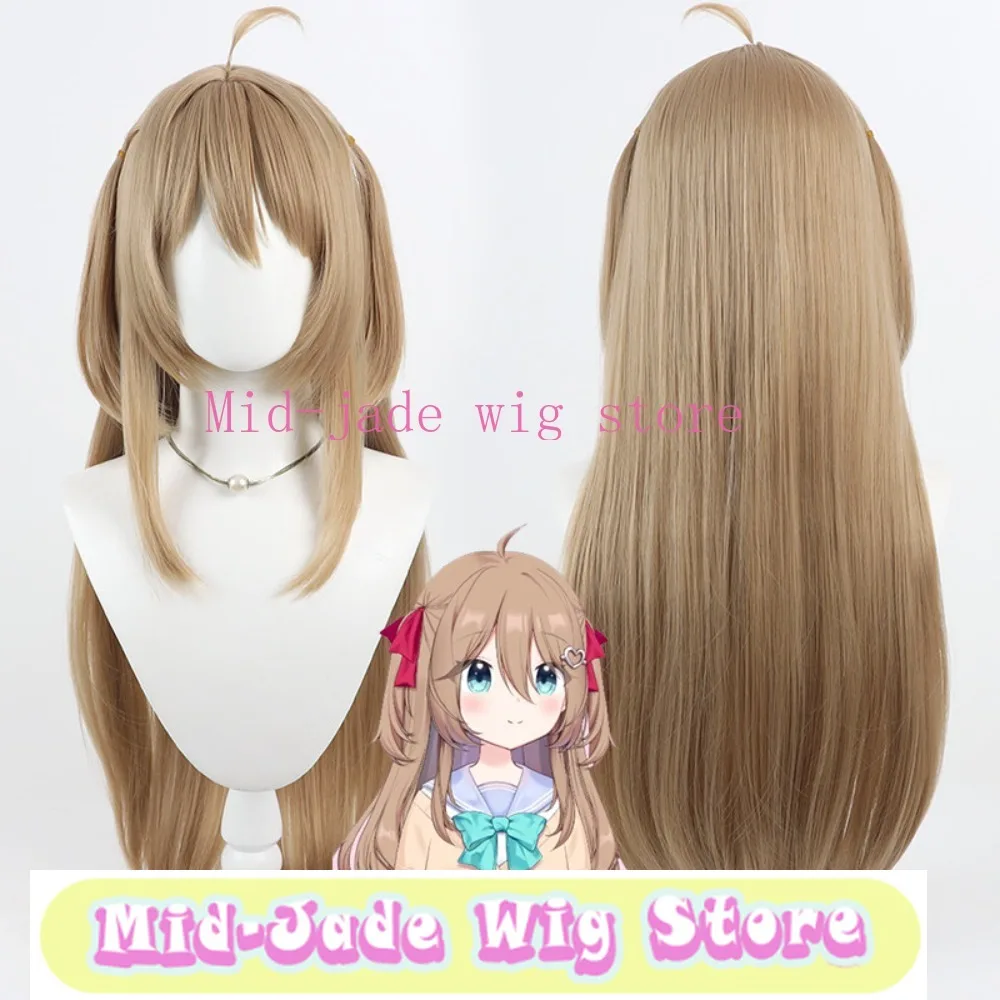 Neuro Sama Cosplay Wig Long Silver Synthetic Hair Heat Resistant Fiber Convention Roleplay Costume