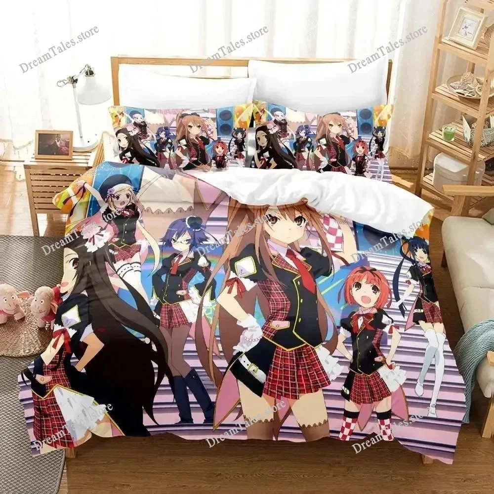 

Bedding Set Okami-san and Her Seven Companions Boys Girls Twin Queen Size Duvet Cover Pillowcase Bed Kids Adult Home Textiles