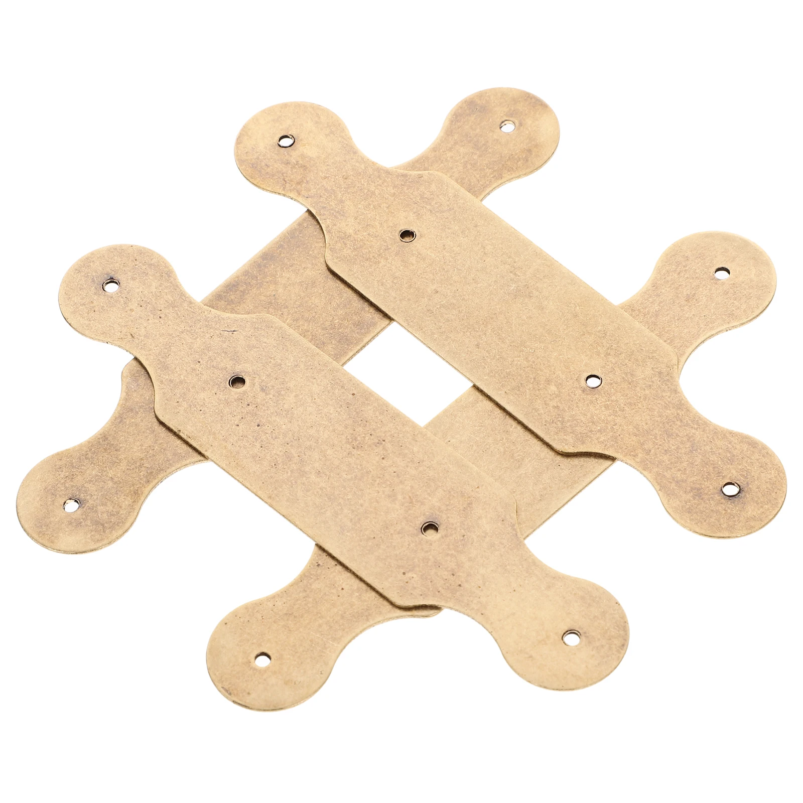 

4Pcs Retro Corner Guard Wooden Box Protective Cover Cabinet Drawer Chests Decoration Corner Protectors Box Safety Guard