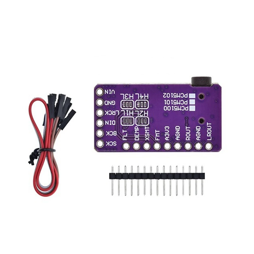 I2S PCM5102A DAC Decoder GY-PCM5102 I2S Player Module for Raspberry Pi PHAT Format Board Digital PCM5102 Audio Board