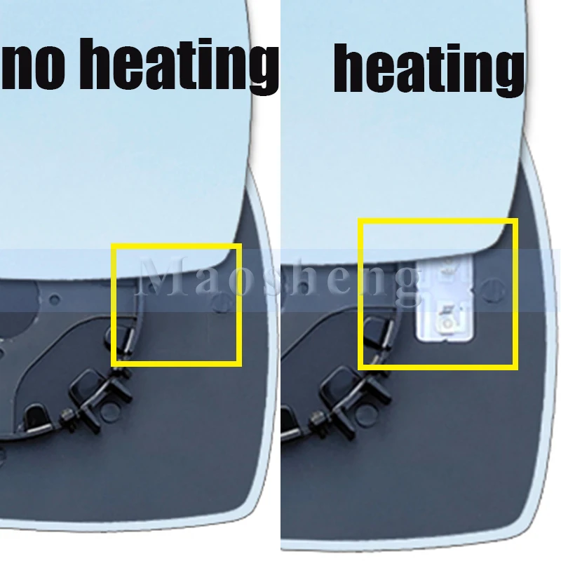 مرآة الرؤية الخلفية زجاج عدسة ل FAW Besturn X80 2013-2016 سيارة الخارجي مرآة الرؤية الخلفية عكس مرآة الملحقات #5