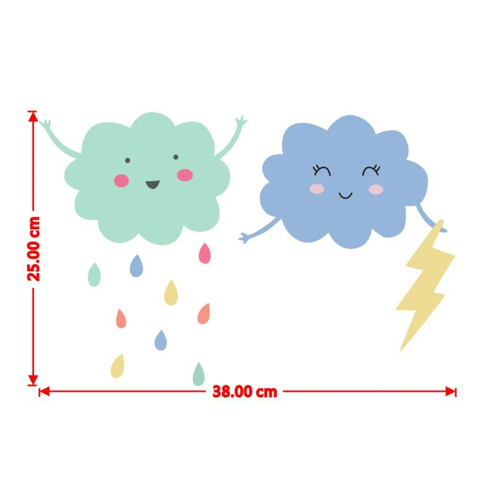 

Premium PVC Wall Stickers Cartoon Self Adhesive Bedroom Decorative Easy Apply Remove Smooth Surface Wall Decals