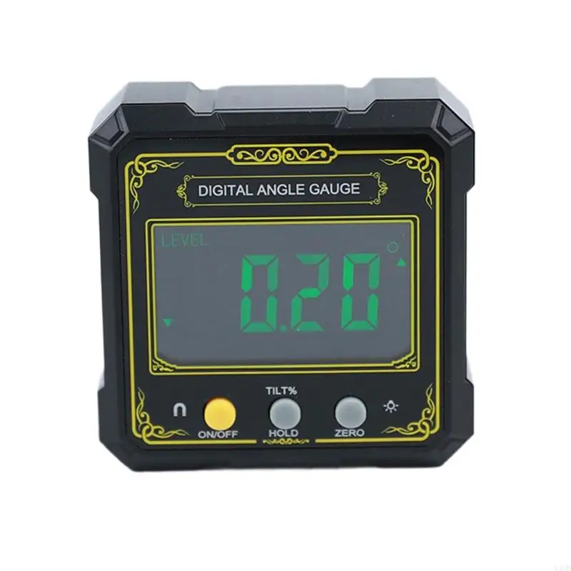

2025 New Small Digital Angled Gauge Meter with LCD Screen Base Level Box Protractor For Precisions Engineering Work