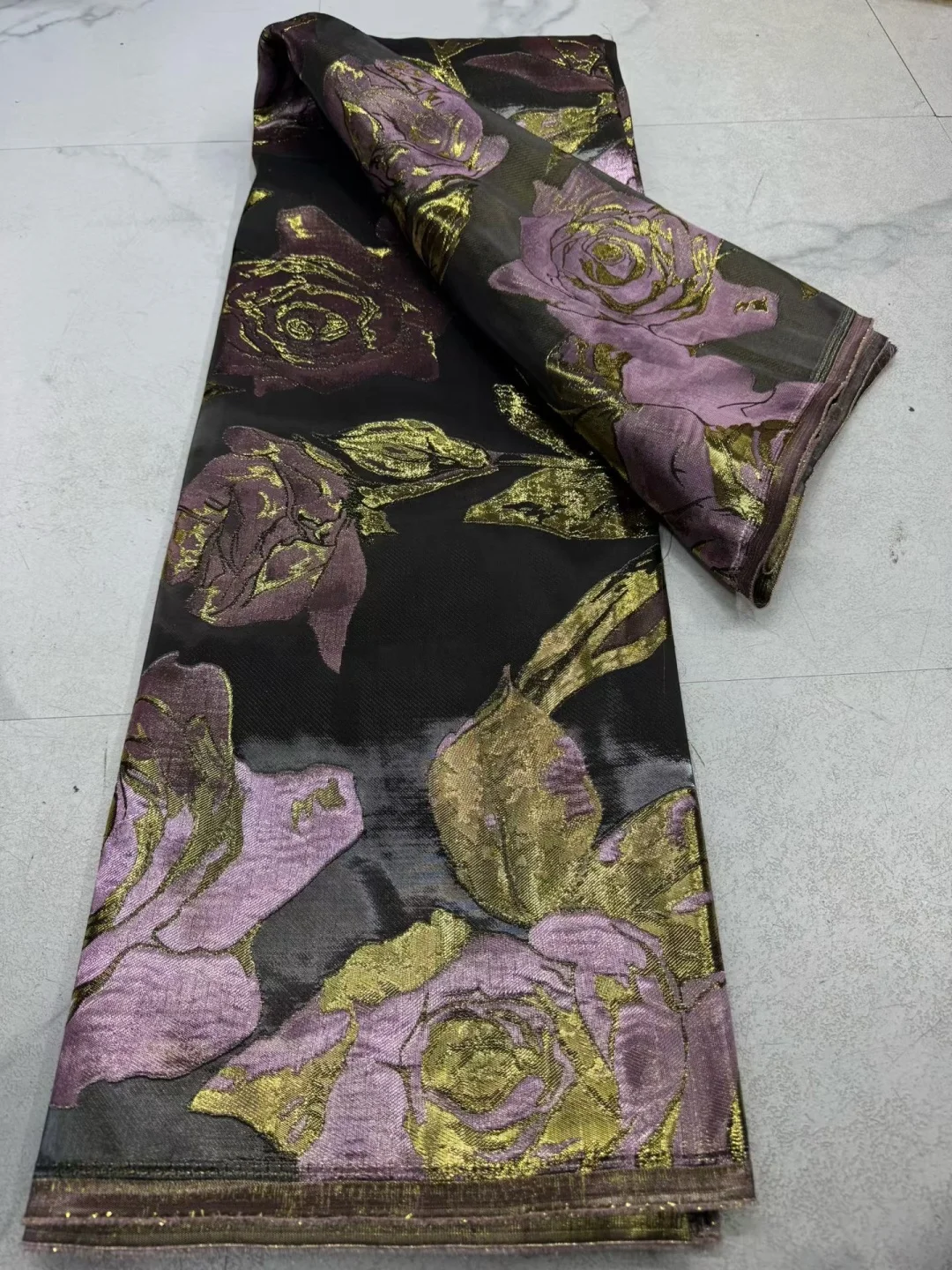 nigerian-jacquard-lace-fabric-2025-french-brocade-lace-fabric-2026-high-quality-5-yards-gilding-elegant-dress-for-women-sewing