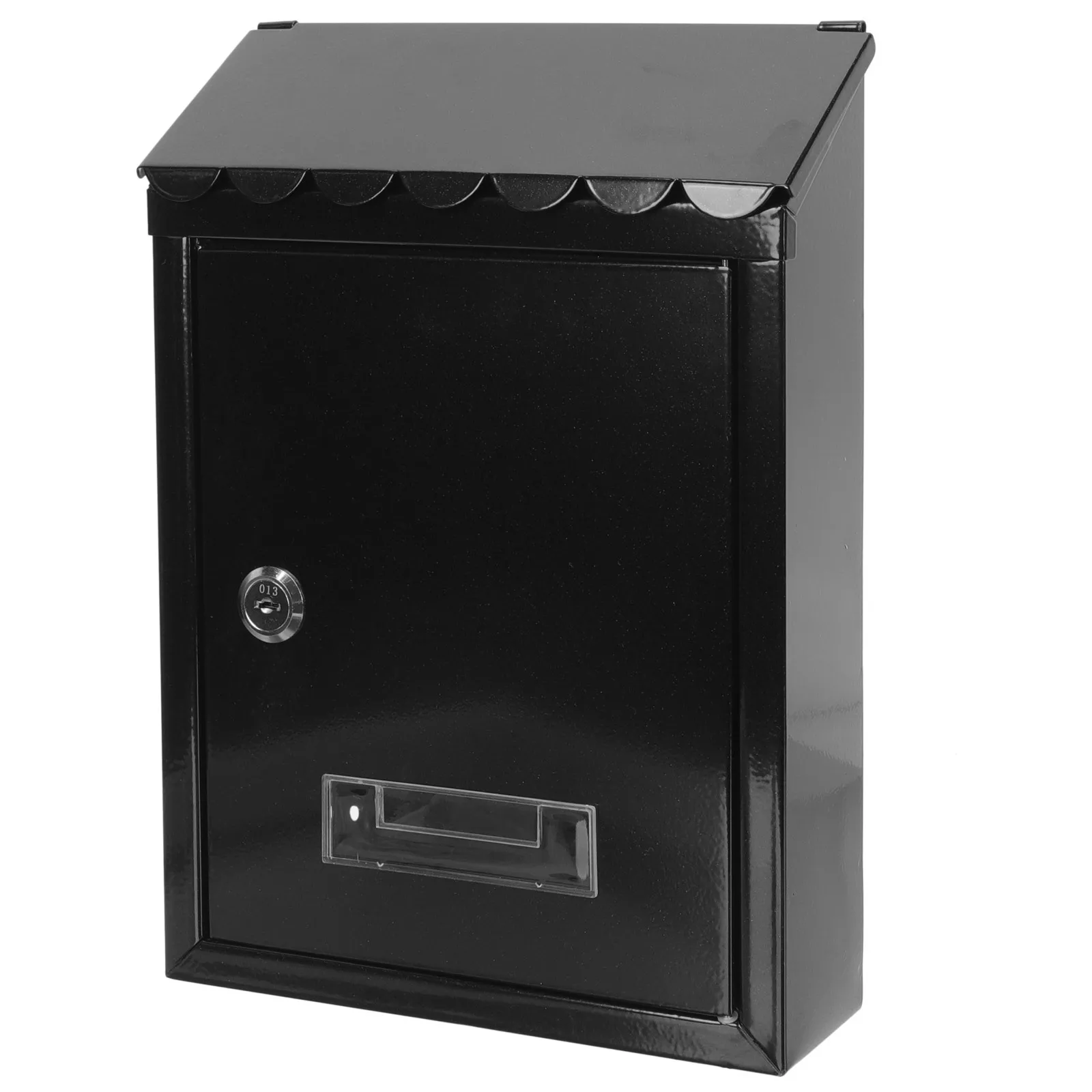 

Wall Mounted Vintage Iron Letter Locking Post For Home Office Garden Outdoor Suggestion Box Metal Suggestion Box