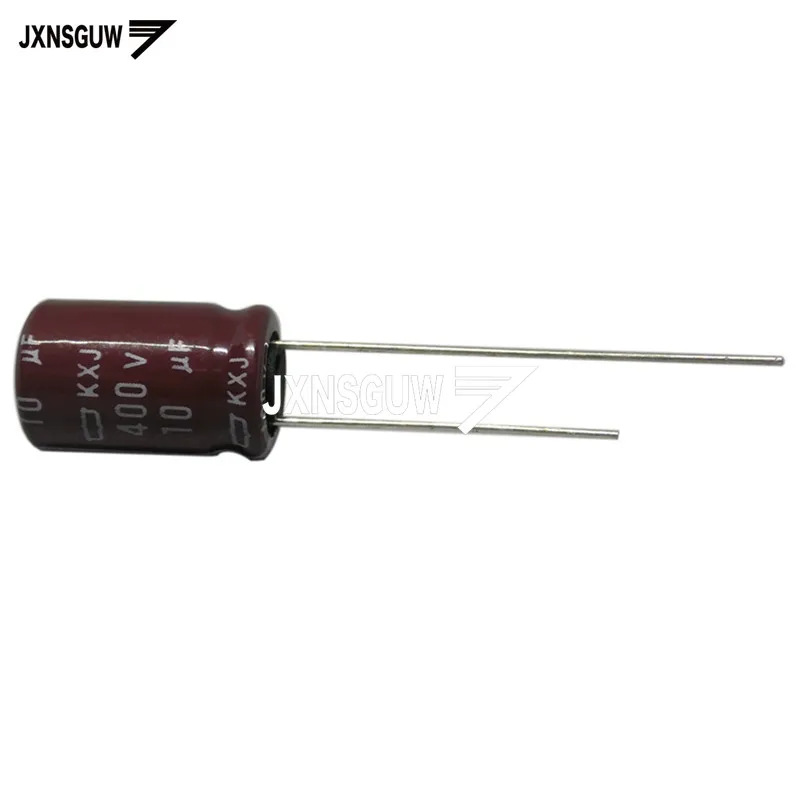 20PCS NIPPON KXJ 400V10UF 10X16MM NCC High Frequency Long Life 10UF/400V CHEMI-CON 10uF 400V Aluminum Electrolytic Capacitor