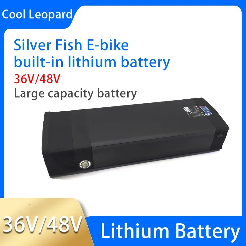 

Large-capacity 36V electric bicycle rechargeable lithium battery 48V rear shelf refitted mountain bike lithium battery pack