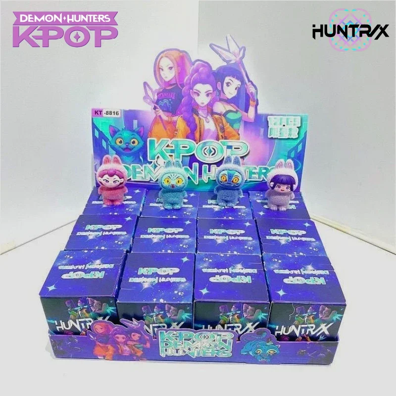 

Набор из 8 мини-фигурок K-Pop Demon Hunters: Аниме-персонажи Тигр, Руми, Мира, Зои. Коллекционные плюшевые модели в слепых коробках. Подарок для детей на праздники.