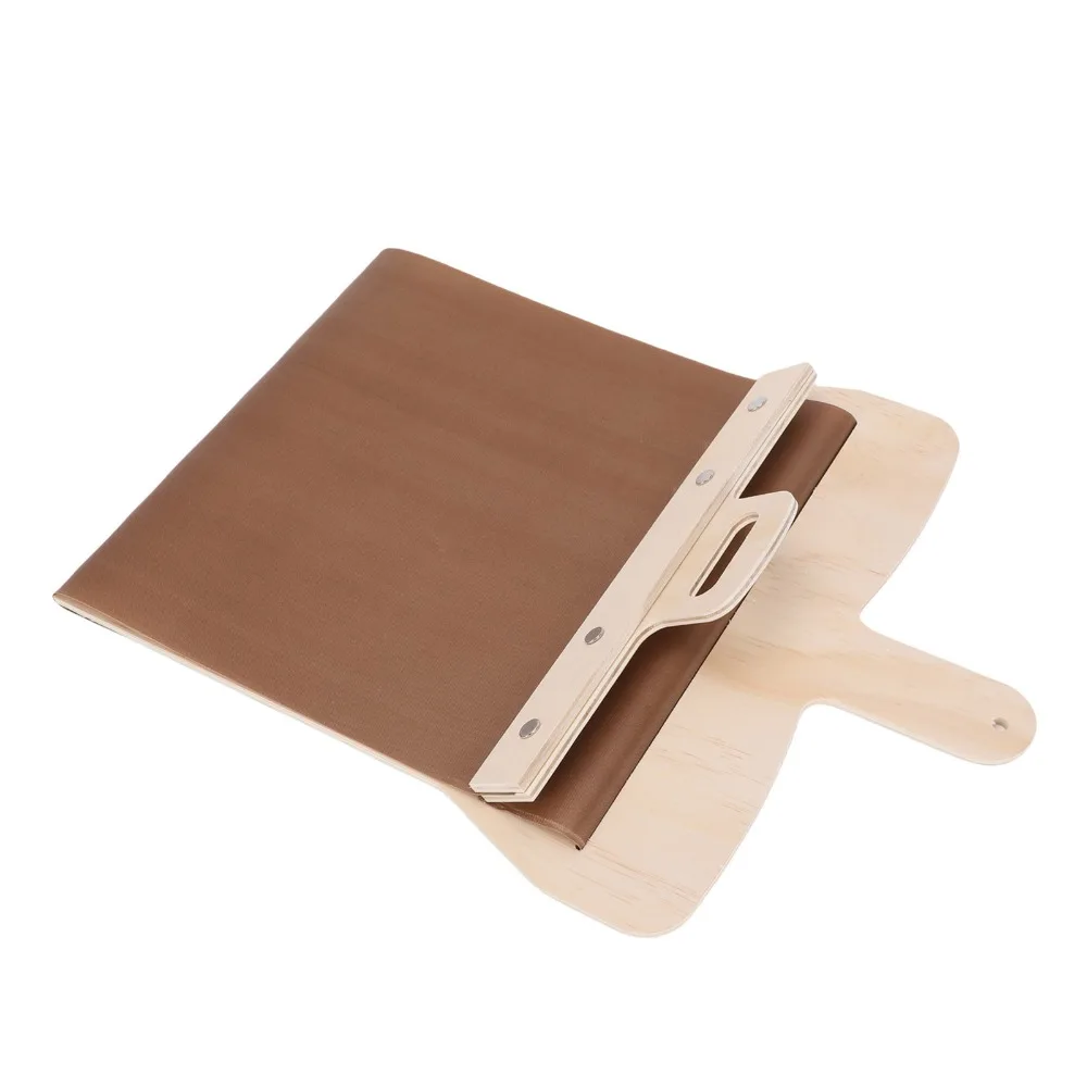 Non Stick Sliding Pizza Peel Wooden Lightweight Wooden Pizza Peel Comfortable Handle Hangable Multipurpose Pizza Spatula