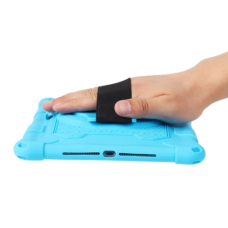 Silicone Case For Ipad 10.2 2020 2019 Ipad Air 10.5 2019 Ipad Pro 10.5 2017 Anti-Drop Tablet Case With Pen And Strap