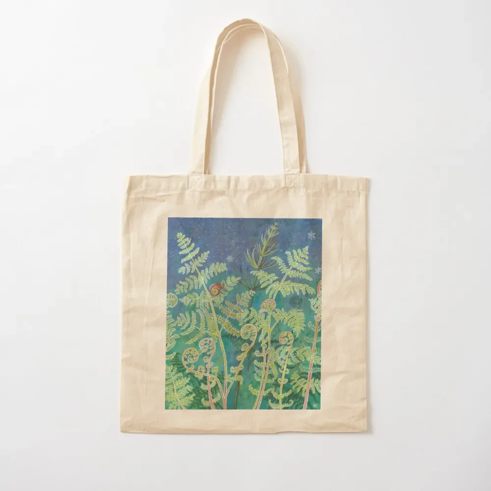 

Ferns and Horsetail (acrylic on canvas) Tote Bag Shopper bag tote bag Shopper Lady