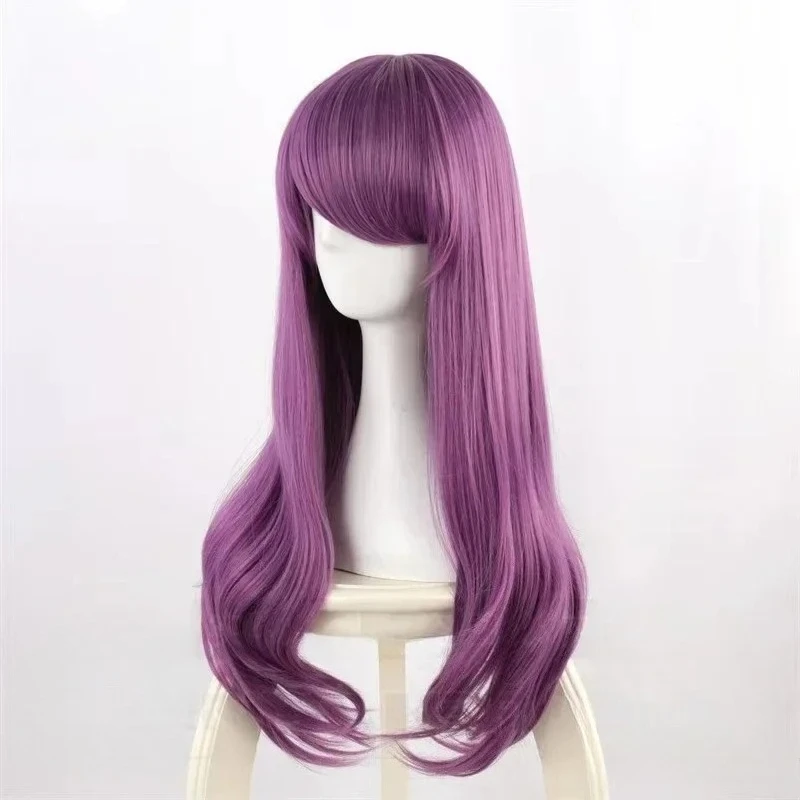 Tokyo Ghoul Cosplay Long Wavy Purple Mixed Heat Resistant Synthetic Hair Anime WigsRize Kamishiro Cosplay Wig