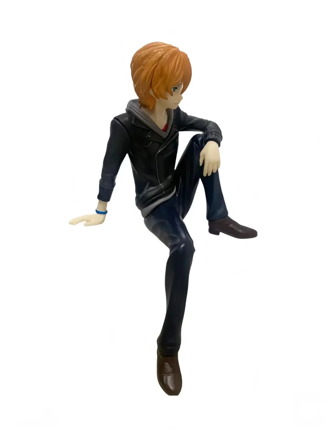 New Anime Bungo Stray Dogs Nakahara Chuya Sitting posture action figures PVC Model Statue Toys doll Desk Decor Collection gift