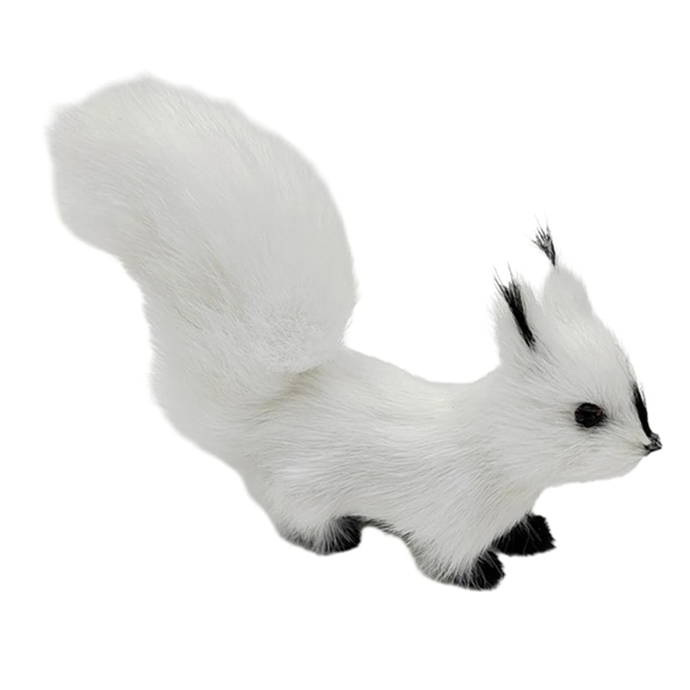 Ornament Simulation Squirrel Fake Animal Gift Lifelike Plastic 12*3*8cm Artificial Decoration Universal Brand New