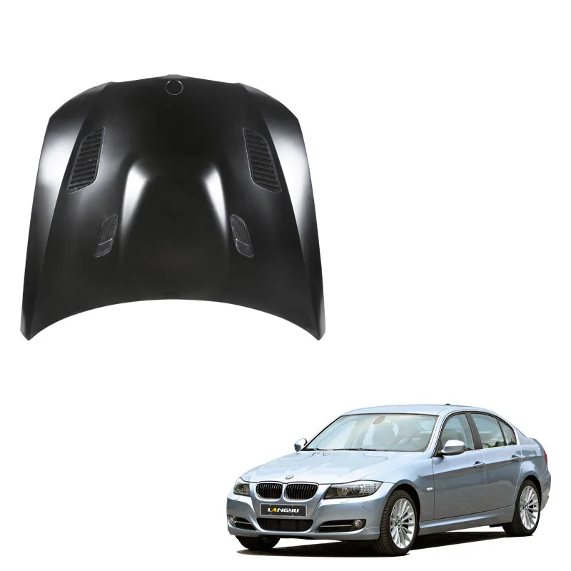 

Modification 2009-2012 Car Tuning Parts 3 Series E90 Pre Tuning V Style Iron Materials Front Bonnet Hood for E90 Engine Hood