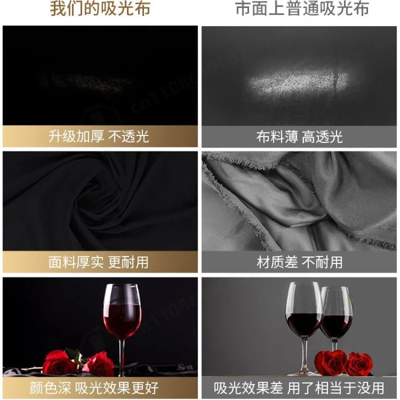 Photo Background Cloth, 2x3M, Black Red White Gray Green, Portable Photography Backdrop, for Studio Shooting Prop