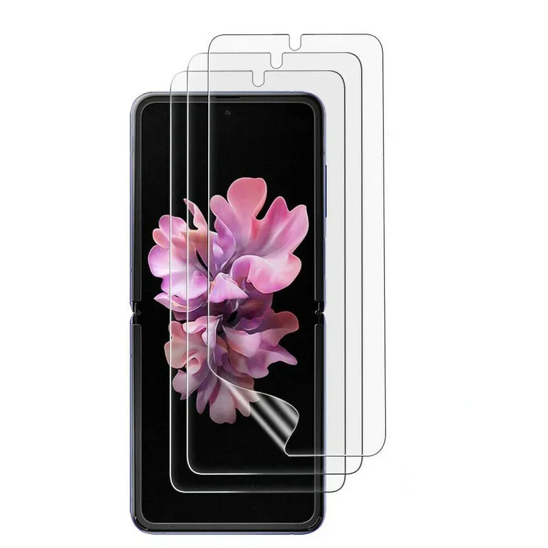 Flip 4 Flip 3 HD Displayschutzfolie Hydrogel Film Objektiv Kamera gehärtetes Glas für Samsung Galaxy Z Flip 3 4 Schutzfolien Aufkleber