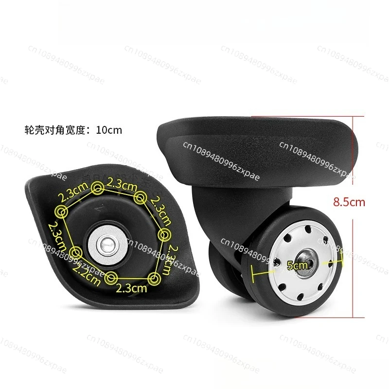 Suitable for DELSEYAmbassador Trolley Case 3840/3842 Luggage Wheel Accessories Universal Wheel Password Box Pulley