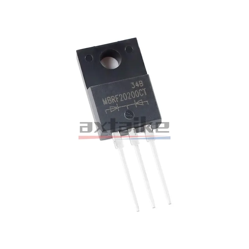 10PCS MBR20200 20A 200V MBRF20200CT MBR20200CT 20200CT TO-220 DIP Transistor Schottky Barrier Rectifiers Schottky Diode