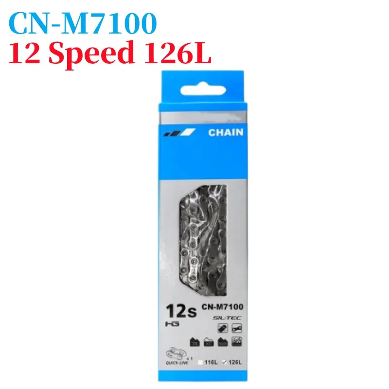 Deore XT XTR Road MTB Bike Chains 11/12S Bicycle Chains CN HG601 HG701 HG901 M7100 M8100 With Quick-Link 116L/126L Bike Chain