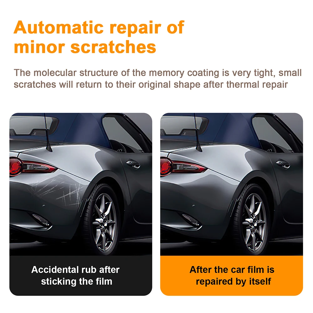 PPF Car Exterior Paint Protection Anti-Scratch Film for MAZDA MX-5 2016-2021 2022 2023 Transpare Tpu Transparent Protective Film