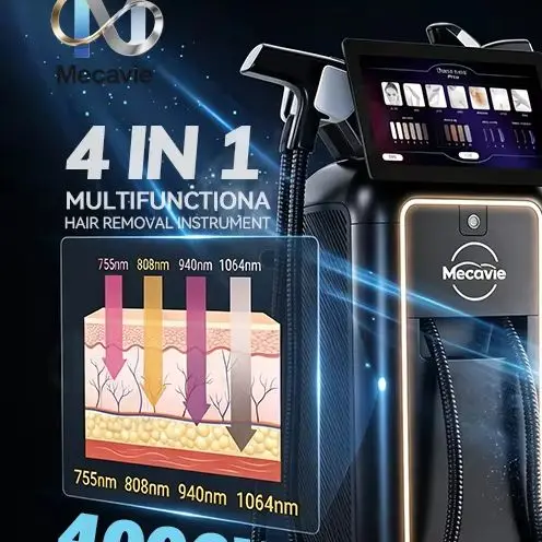 Ice Cooling 5000W 5Waves Multi‑Wavelength Laser Machine Painless Permanent Hair Removal Skin Rejuvenation Salon Beauty Equipment