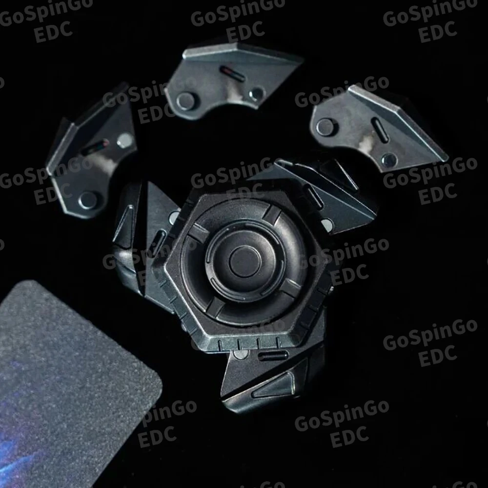 FANRENWU EDC Mantis lame Fidget Spinner en acier inoxydable Fidget jouets pour adultes accessoires de bureau ouverture d'ongle magnétique