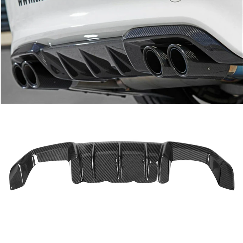 

Rear Dry Carbon Fiber Body Kits Bumper Diffuser Aprons for BMWS 2014-2019 MP Style F87 M2 M2C Body Kits Bumper Diffuser
