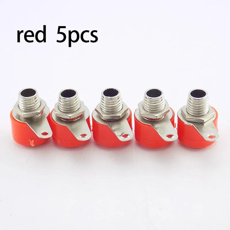 4mm Plug Female Insert Connector Banana Socket Female Male Set Connector Nickel Plated DIY Connectors E4
