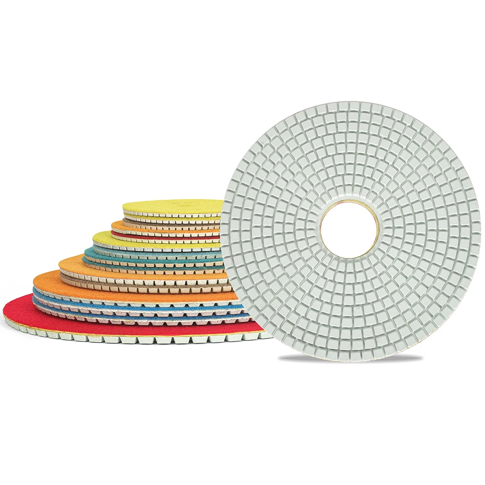 7 Inch 180mm Diamond Wet Polishing Pad Abrasive Tools For Grinding Marble Granite Floor Concrete Stone Grinding Wet Polish