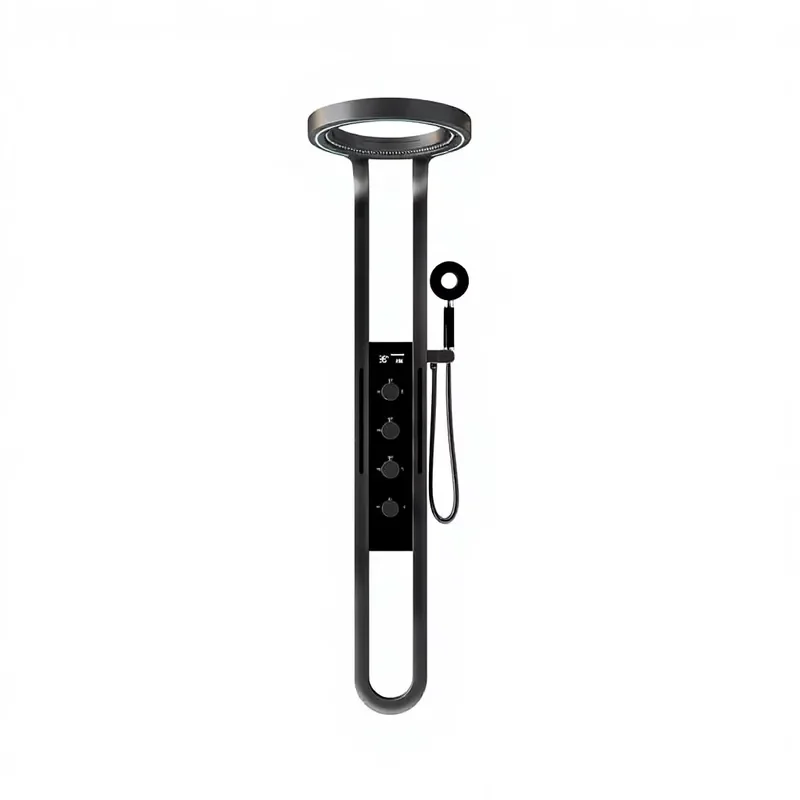 LED Surround Sprinkler Multi-Functional Stainless Steel Waist Shower Set Wall-Mounted Sanitary Ware Suite for Hotel New